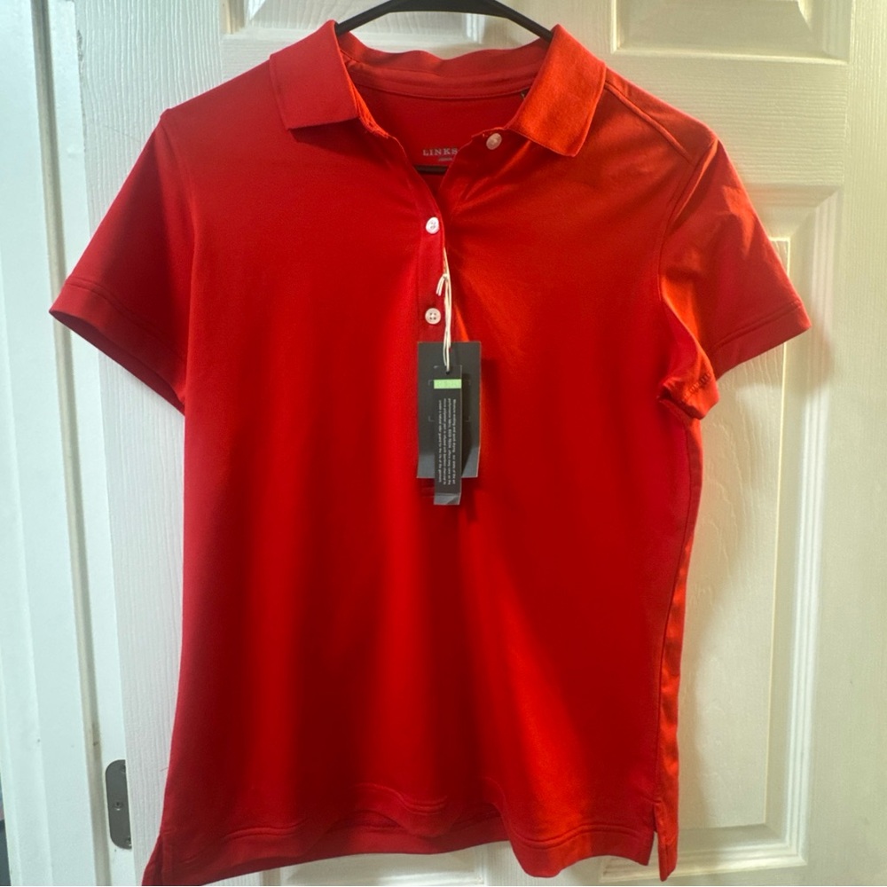 Linksoul Vibrant Red Button Down Shirt